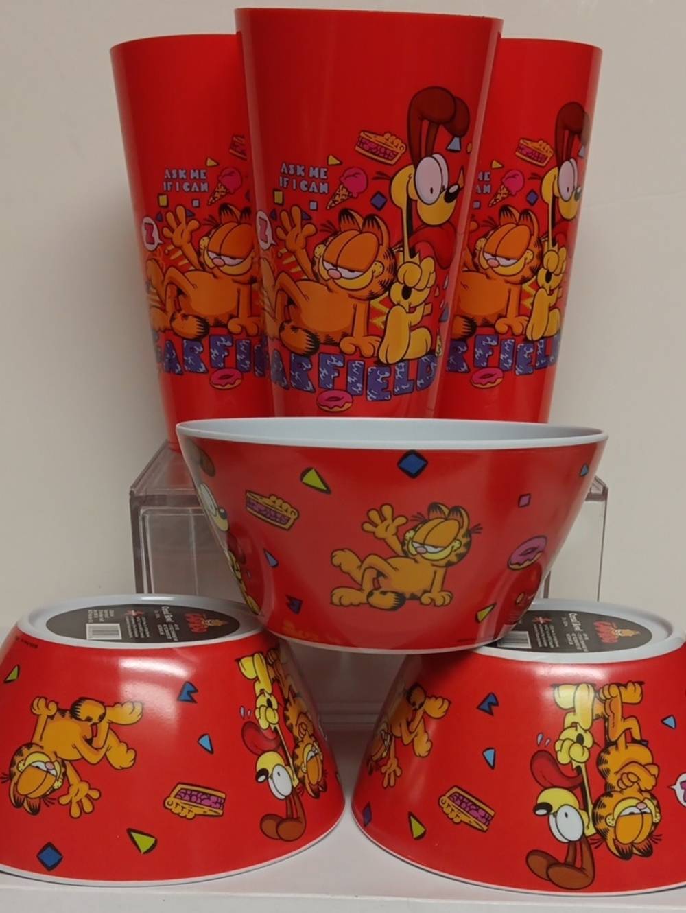 NICKELODEON GARFIELD DINNER SET 6 PCS.NEW